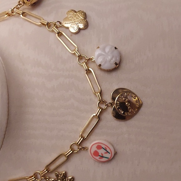 Gold Necklace With Charms - Picture 4 of 6